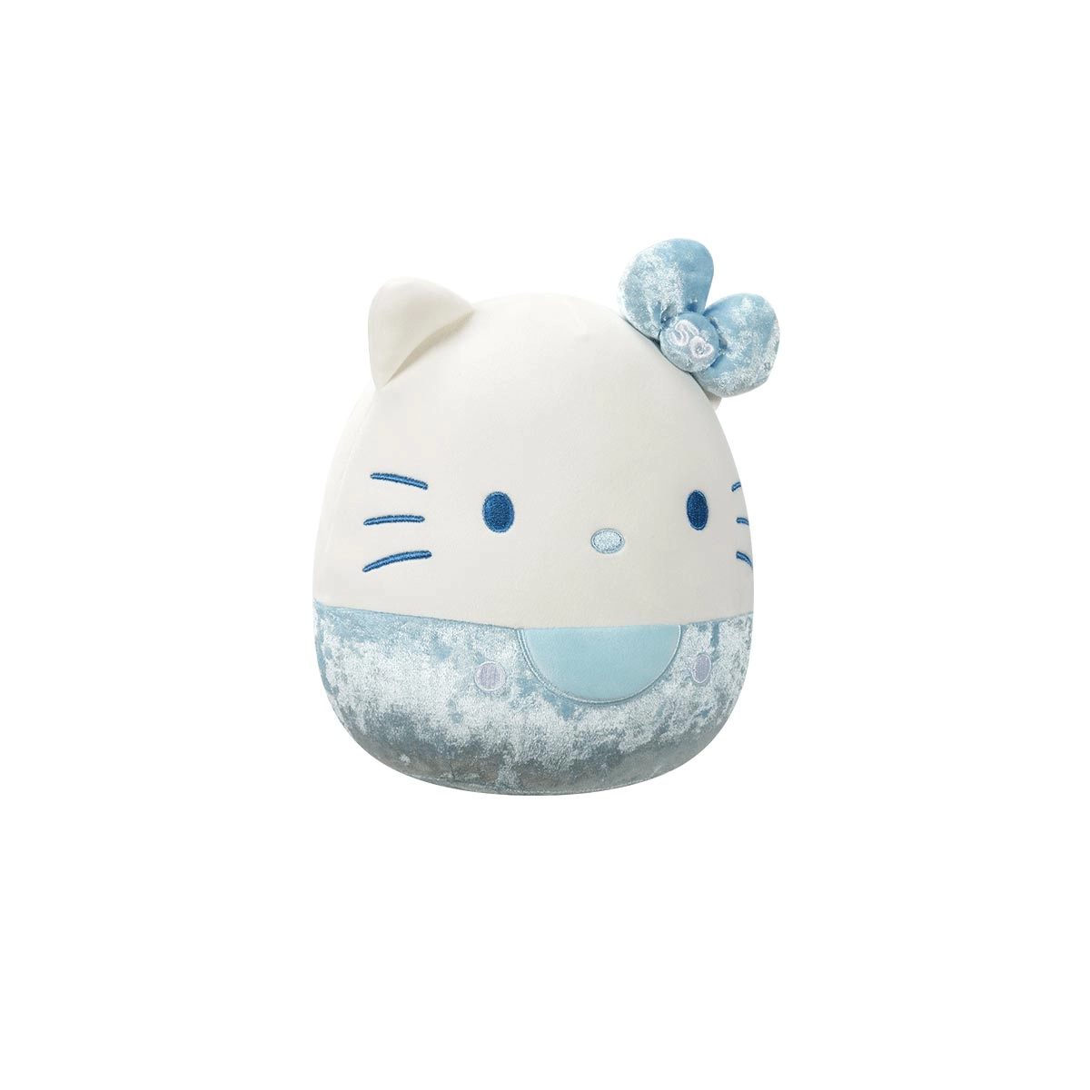 Pelúcia Hello Kitty Azul 20Cm Veludo 50 Anos Squishmallows