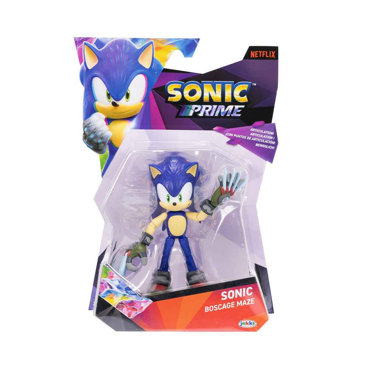 Boneco Articulado Sonic (Boscage Maze) De 13Cm - Sonic