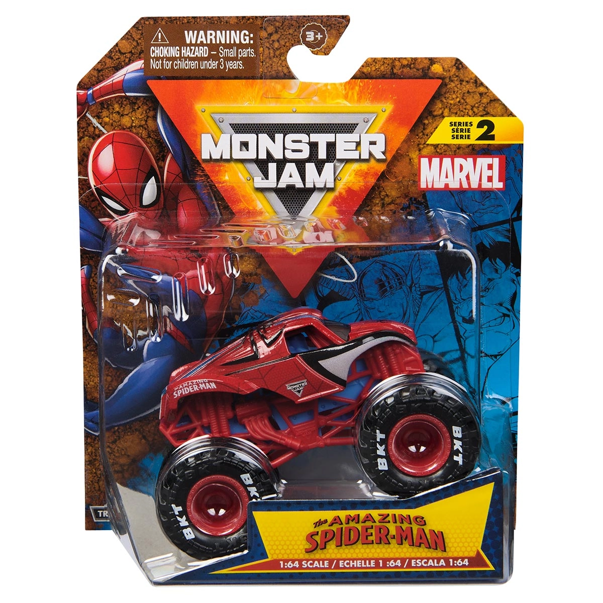 Monster Jam - Veiculo Homem Aranha 1:64