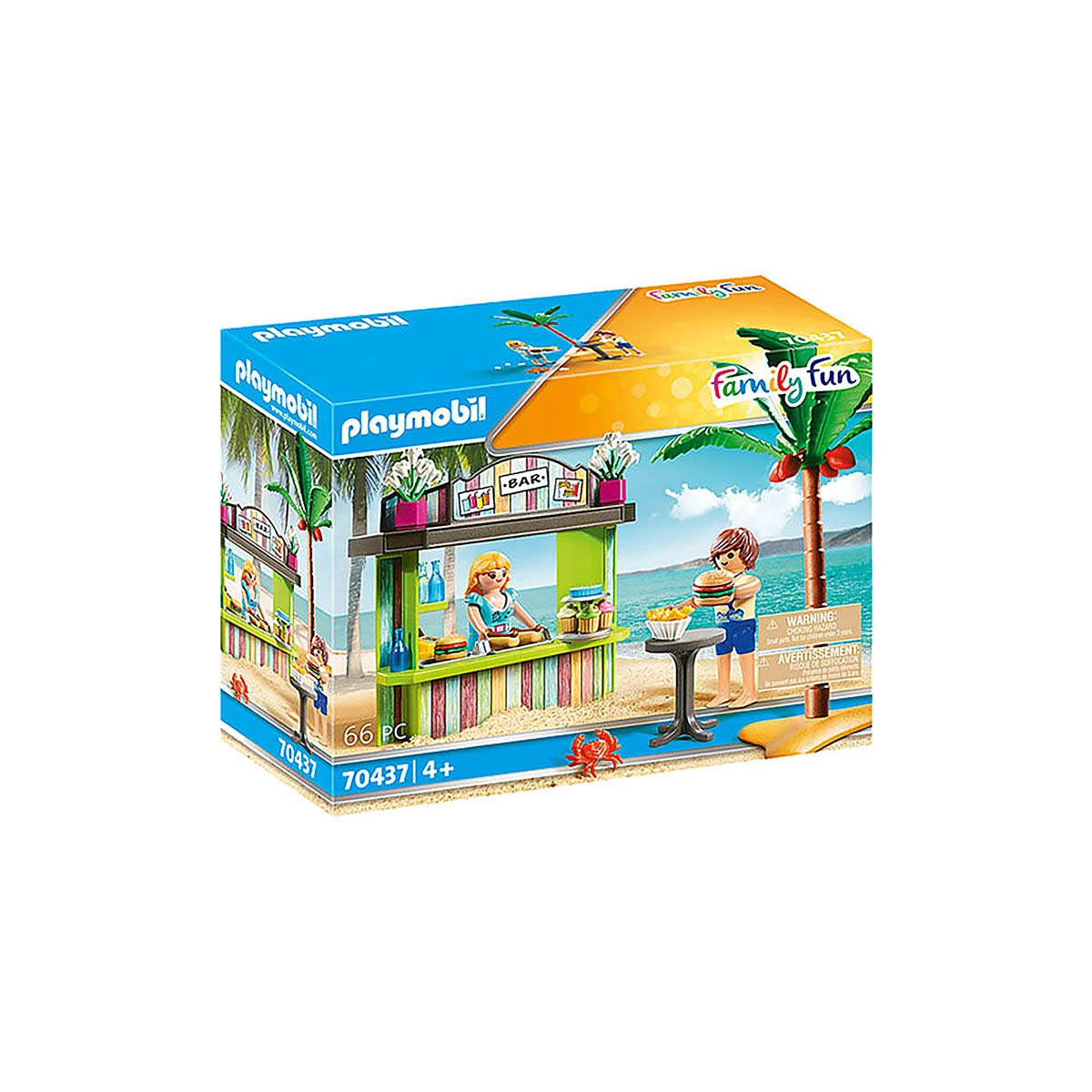 Playmobil - Lanchonete Beira Da Praia - Family Fun - 70437 Playmobil - Lanchonete Beira Da Praia - Family Fun - 70437