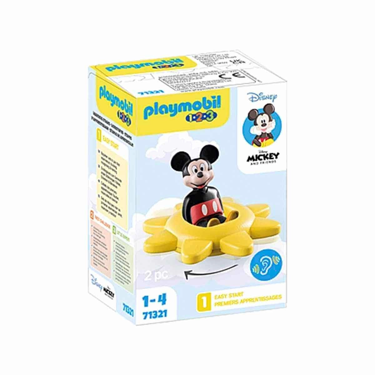 Sol Giratório Com Mickey - Playmobil Junior 71698 Sol Giratório Com Mickey - Playmobil Junior 71698