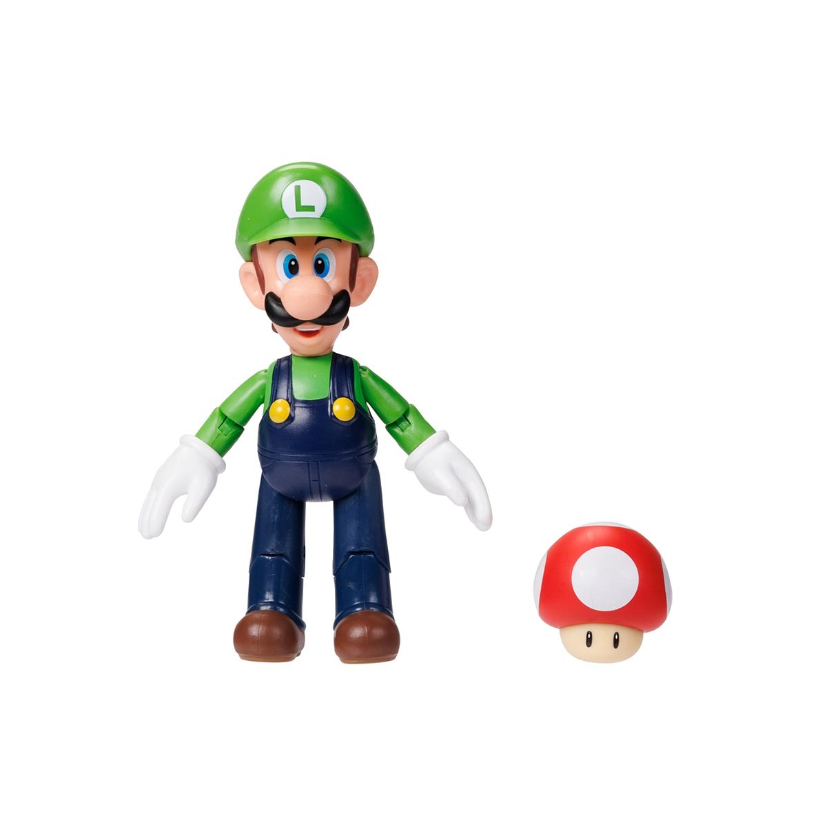 Boneco Luigi de 11cm com Super Cogumelo - Super Mario