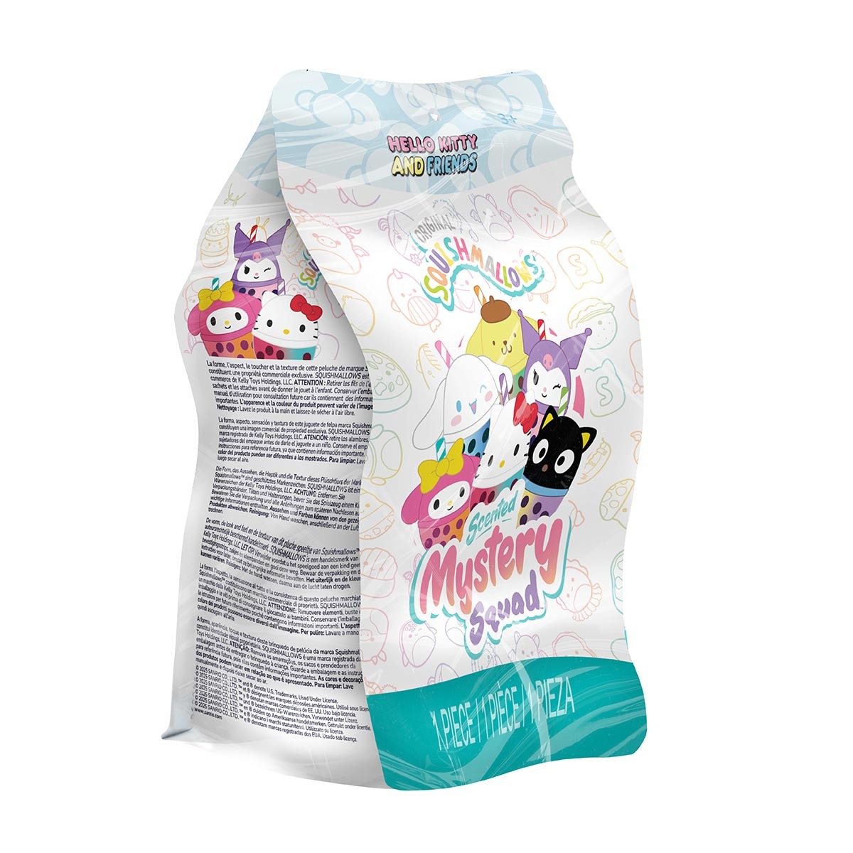 Squishmallows - 1 Pelucia 12Cm Surpresa C/ Aroma Hello Kitty