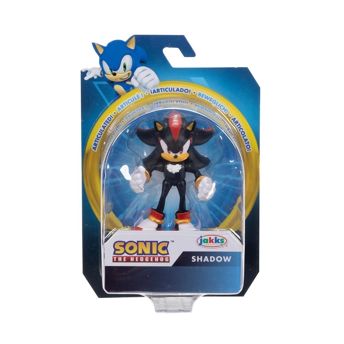 Boneco Articulado Shadow de 6cm - Sonic