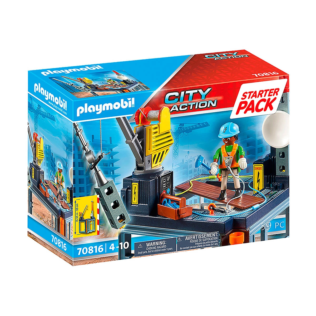 Playmobil - Canteiro De Obras - City Action - 70816 Playmobil - Canteiro De Obras - City Action - 70816