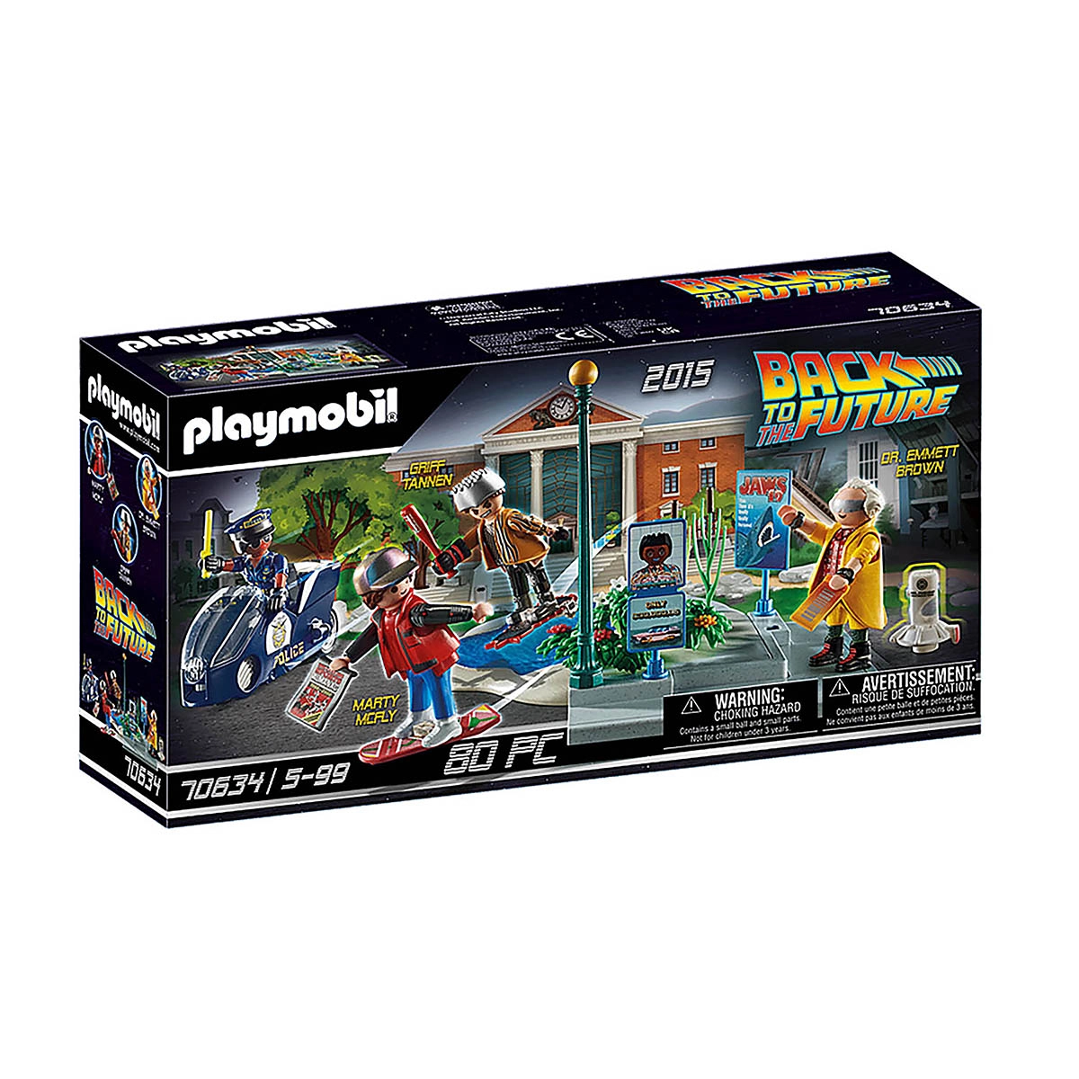 Playmobil - Parte Ii Hoverboard Chase - De Volta Para O Futuro - 70634 Playmobil - Parte Ii Hoverboard Chase - De Volta Para O Futuro - 70634