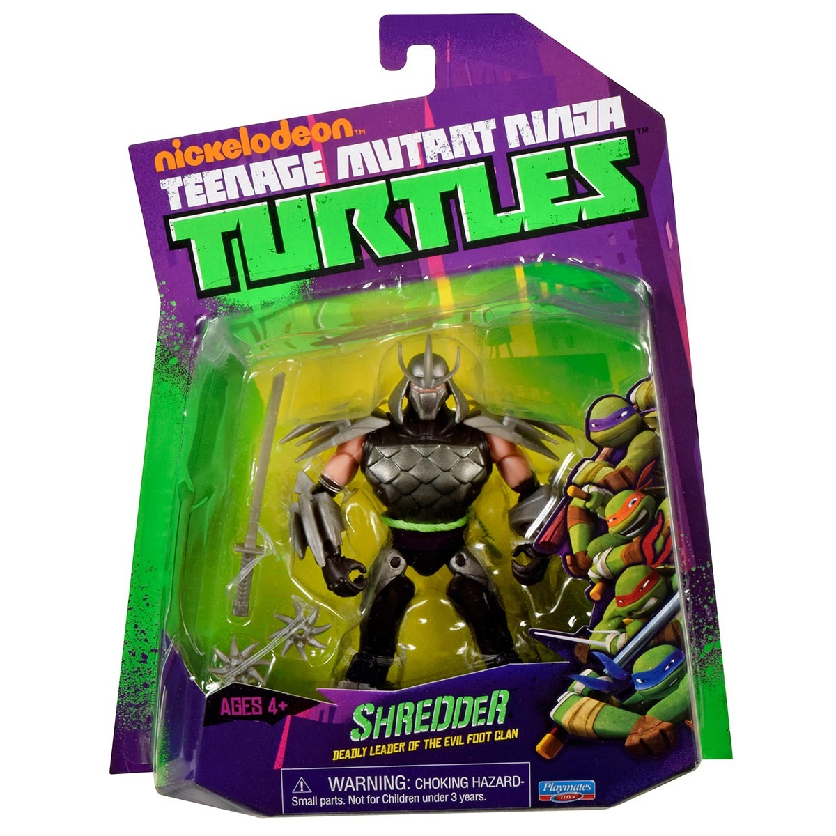 As Tartarugas Ninja Boneco Classico Destruidor C/ Acessorios