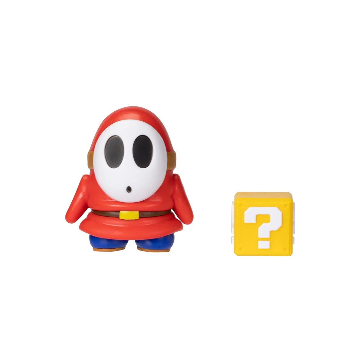 Boneco Shy Guy de 7cm com Bloco ? - Super Mario