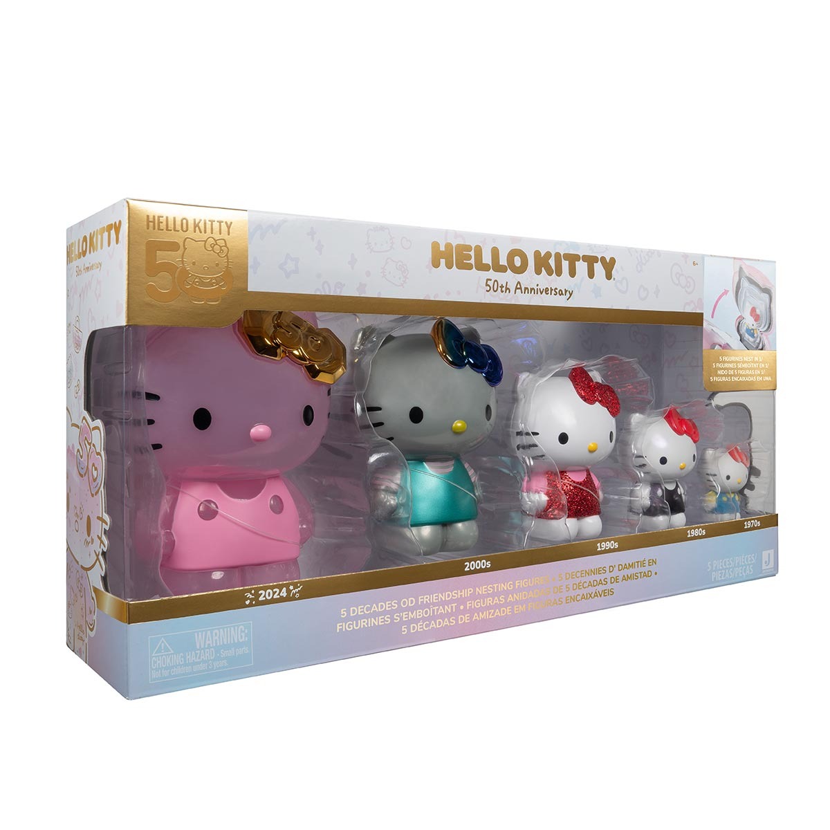 5 Bonecas Hello Kitty Colecao Especial De 50 Anos