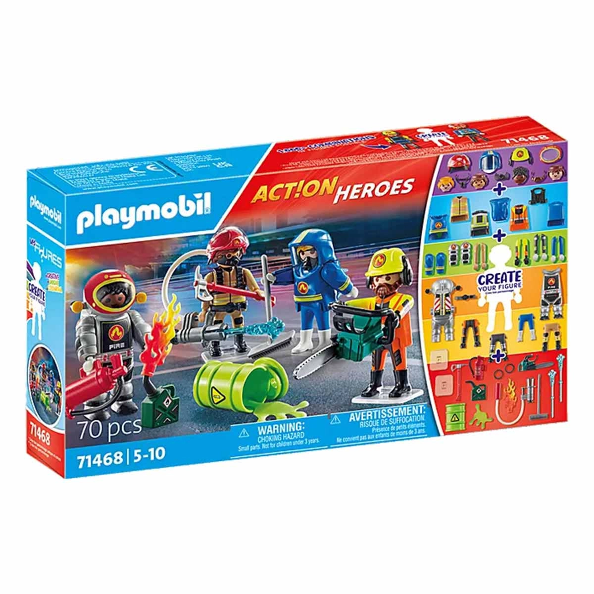 Resgate De Incêndio - Playmobil Action Heroes 71468 Resgate De Incêndio - Playmobil Action Heroes 71468
