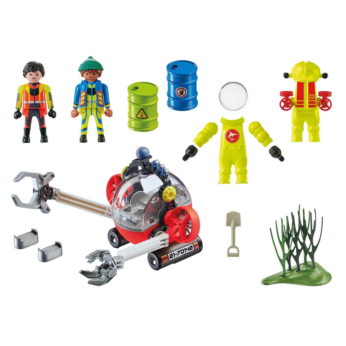 Playmobil - Expedição Ambiental Mergulho - City Action - 70142 Playmobil - Expedição Ambiental Mergulho - City Action - 70142