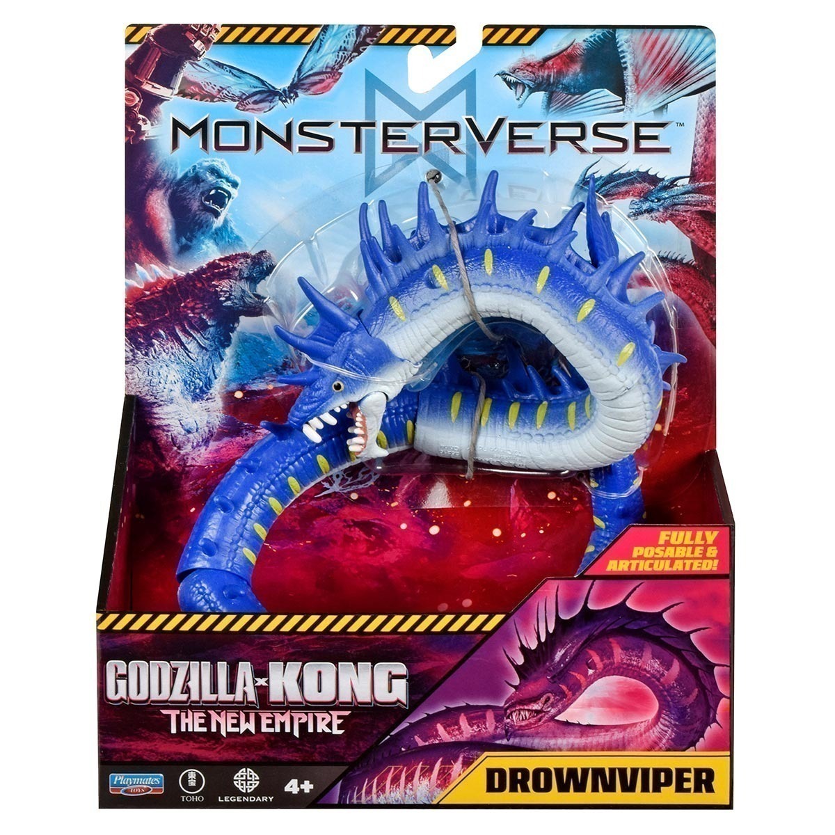 Boneco Drownviper de 15 cm - Godzilla x Kong Novo Império