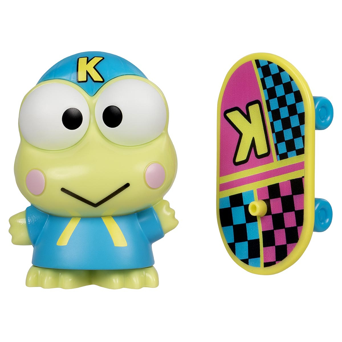 Boneca Premium Keroppi Skatista De 10Cm - Hello Kitty