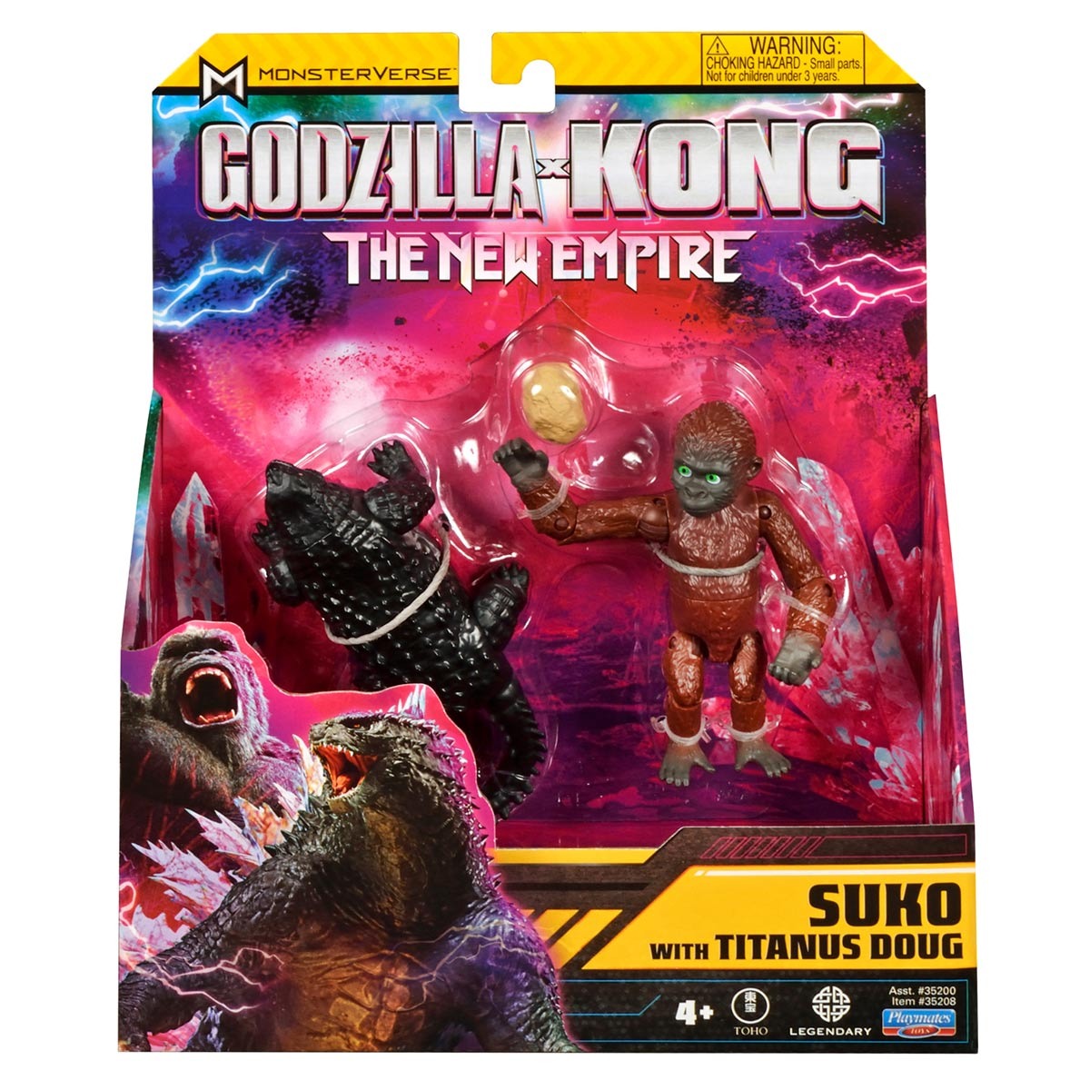 Boneco Suko Com Titanus Doug - Godzilla Vs Kong