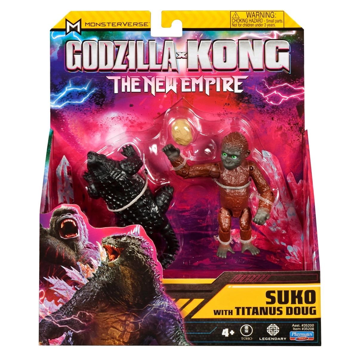 Boneco Suko Com Titanus Doug - Godzilla Vs Kong