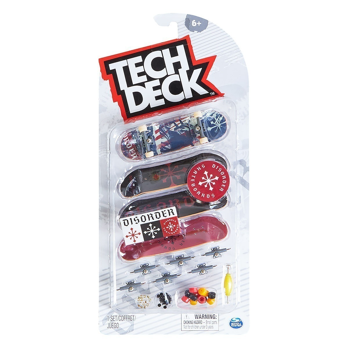 Kit 4 Skate De Dedo Coleção Disorder - Tech Deck Kit 4 Skate De Dedo Coleção Disorder - Tech Deck