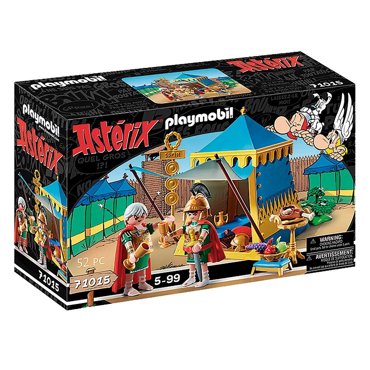 Playmobil - Tenda Do Lider Com Generais - Asterix - 71015 Playmobil - Tenda Do Lider Com Generais - Asterix - 71015