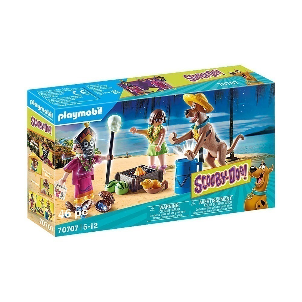 Playmobil - Aventura Com O Bruxo - Scooby-Doo! - 70707