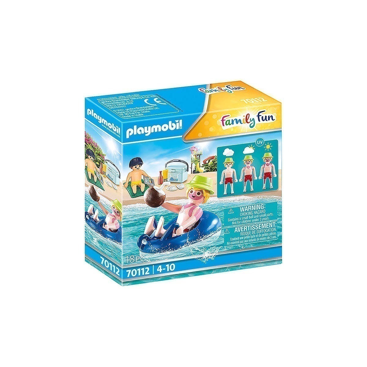 Playmobil - Nadador Queimado De Sol - Family Fun - 70112