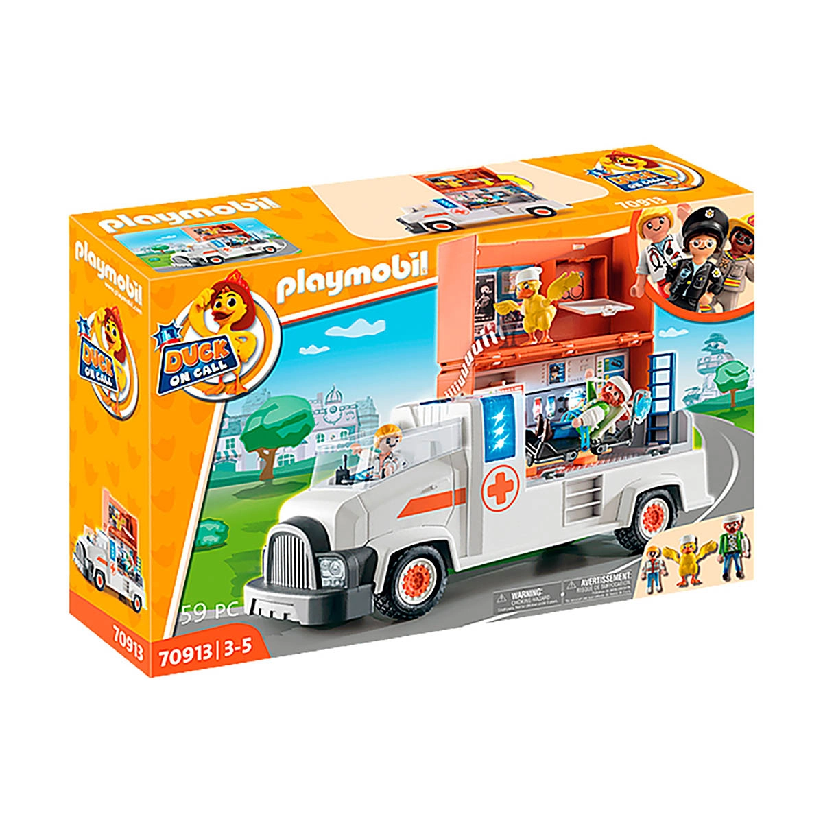 Playmobil - Ambulância - Duck On Call - 70913 Playmobil - Ambulância - Duck On Call - 70913
