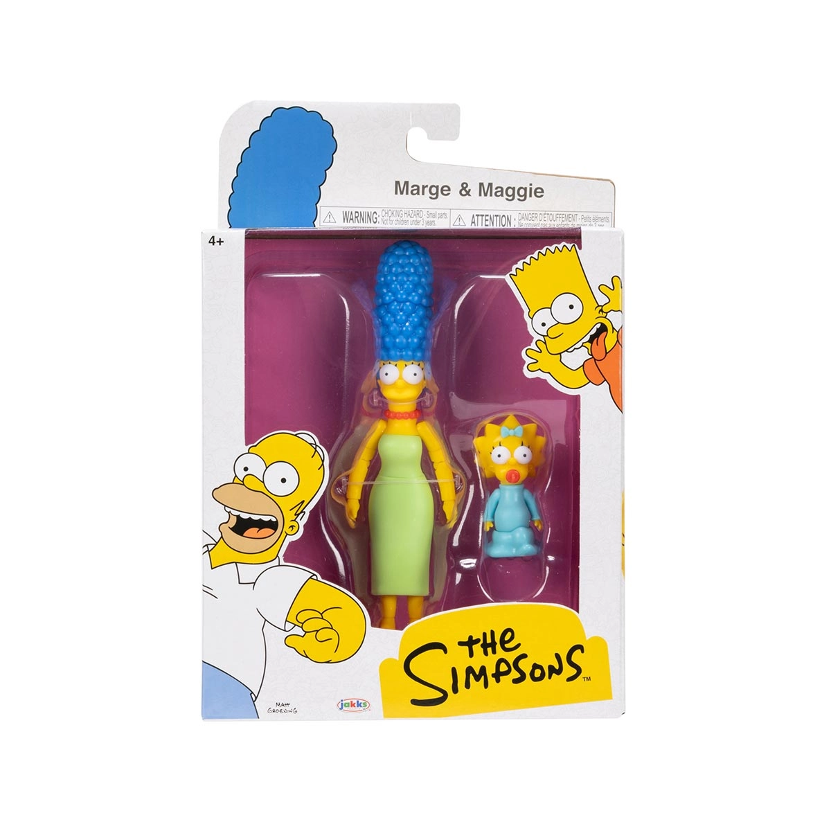 2 Bonecas Marge de 14cm e Maggie de 5cm - Os Simpsons
