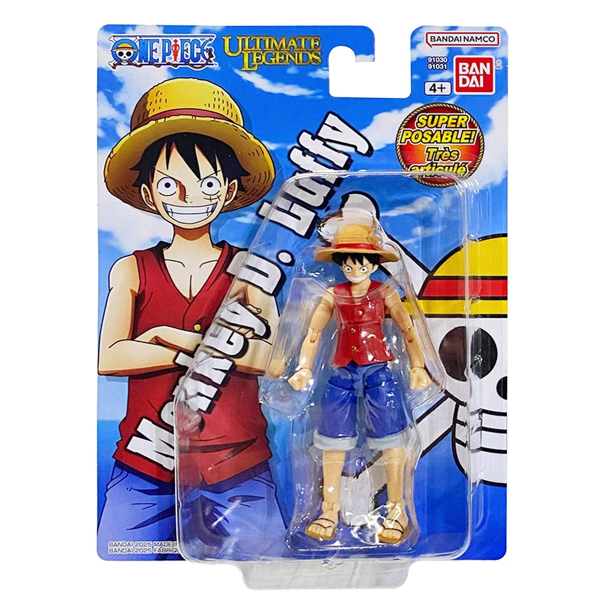 One Piece, Boneco Monkey D. Luffy 12cm