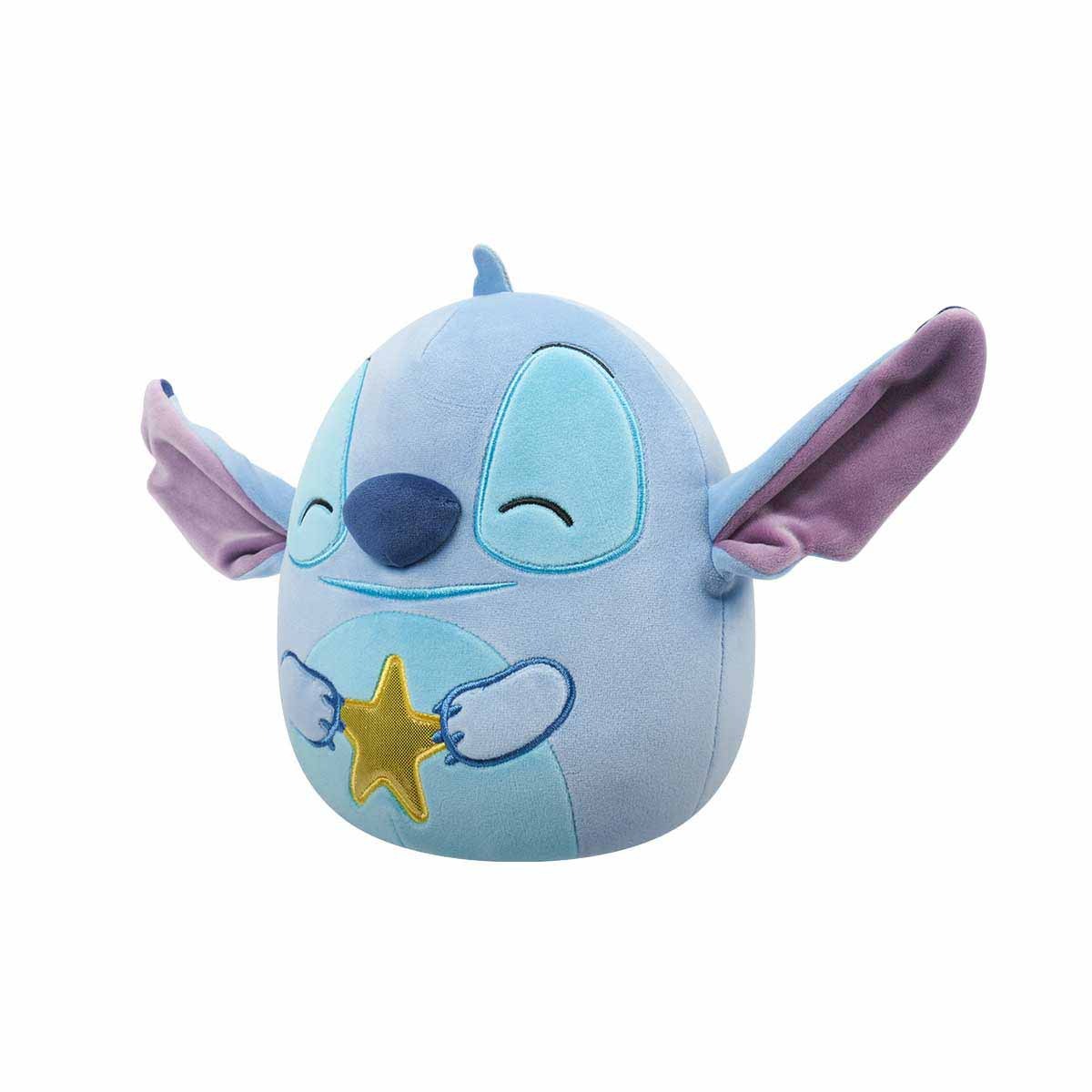 Pelúcia Squishmallows 20Cm Do Stitch Com Estrela - Disney
