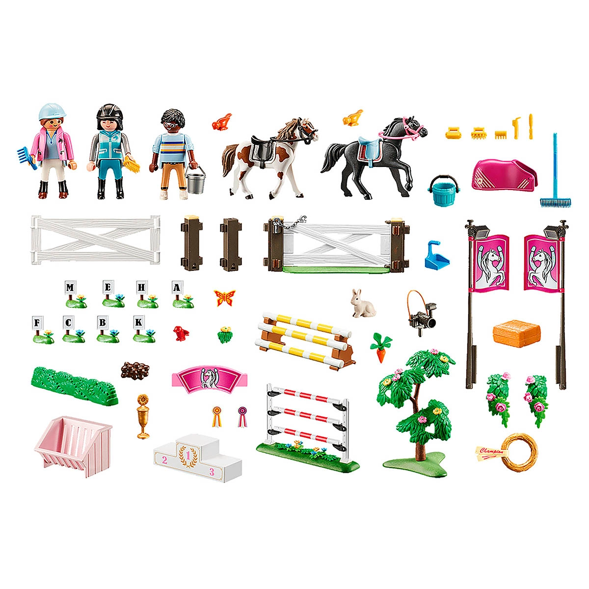 Playmobil - Toneio De Equitação - Country - 70996 Playmobil - Toneio De Equitação - Country - 70996