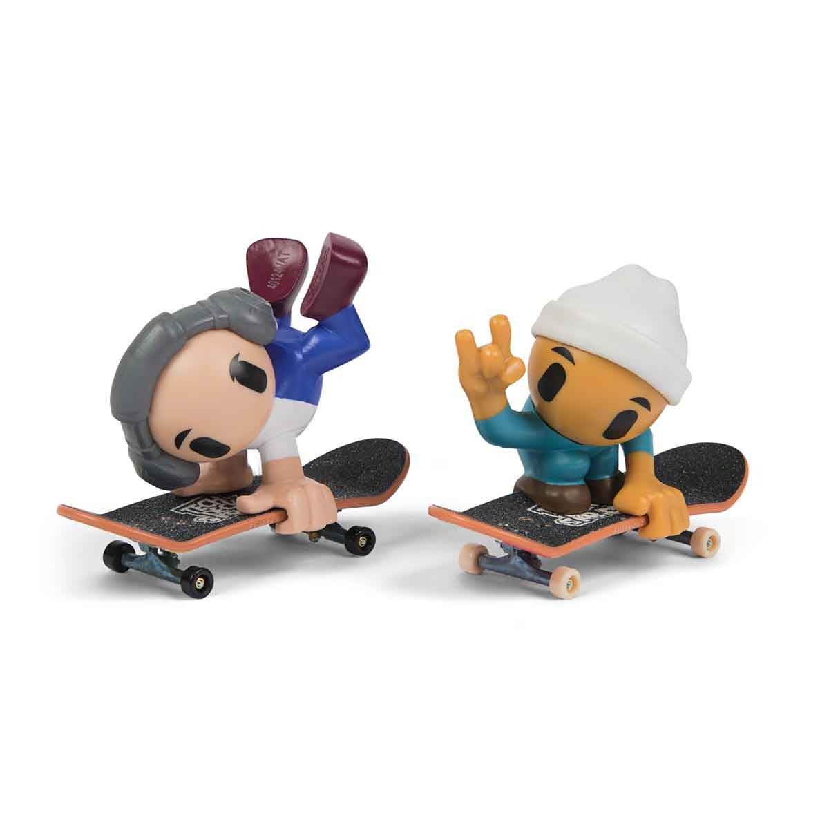 Pack 2 Skate De Dedo Bonecos Sk8 Crew (Toca Branca)Tech Deck