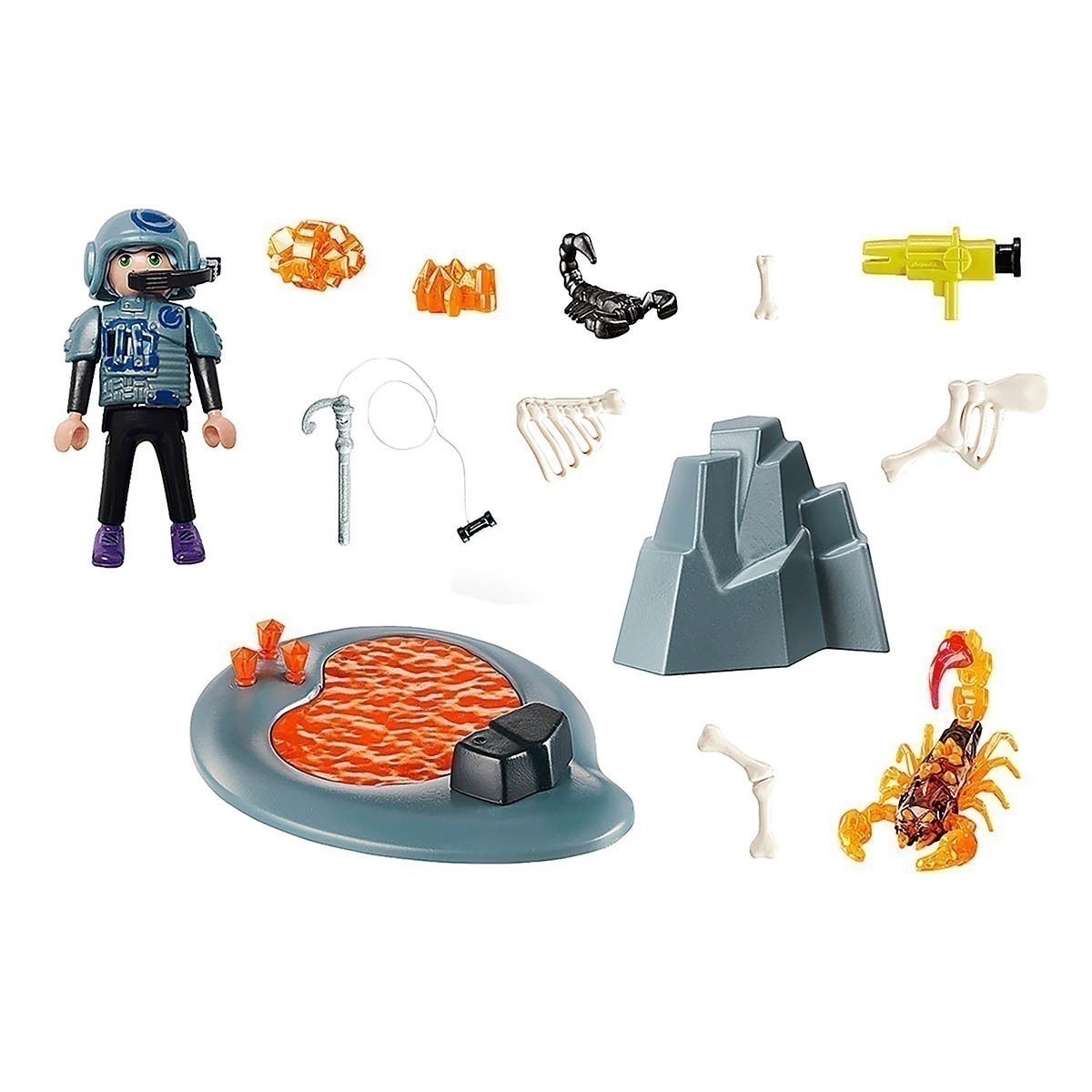 Playmobil - Dino Escorpião Do Fogo - Dino Rise - 70909