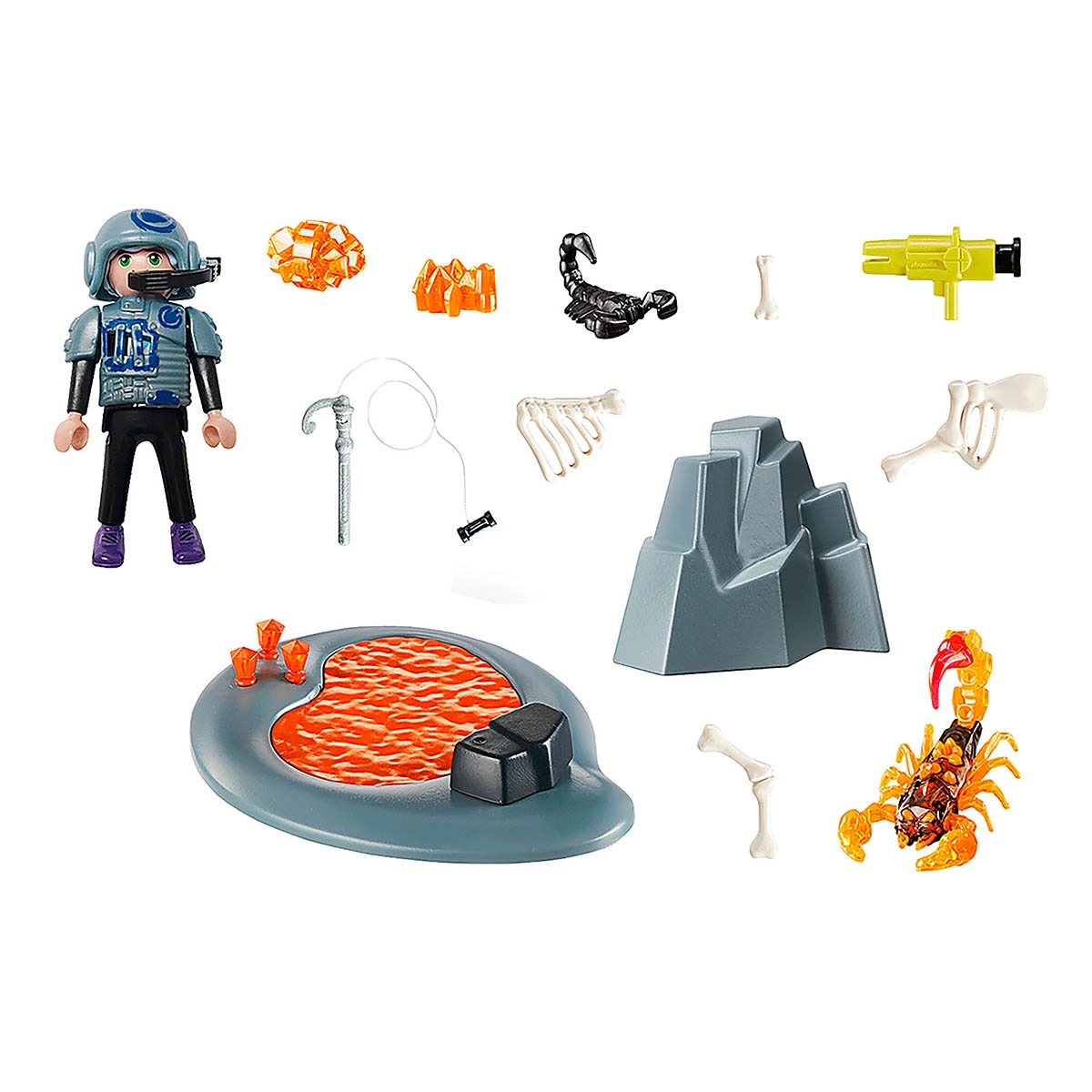 Playmobil - Dino Escorpião Do Fogo - Dino Rise - 70909 Playmobil - Dino Escorpião Do Fogo - Dino Rise - 70909
