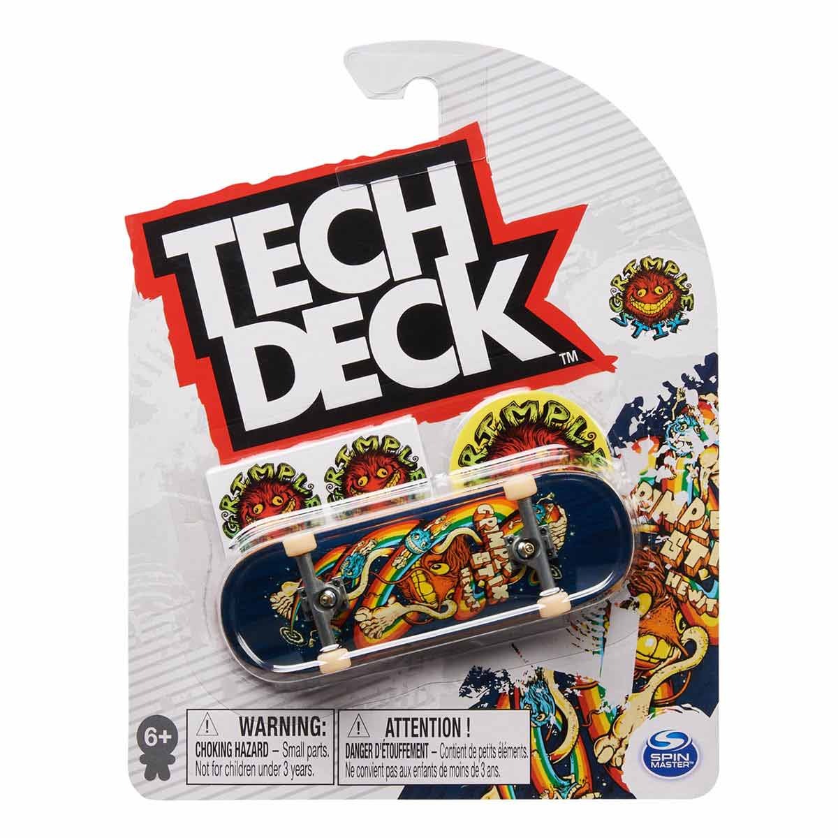 Skate De Dedo 96Mm - Grimple Stix Azul - Tech Deck Skate De Dedo 96Mm - Grimple Stix Azul - Tech Deck