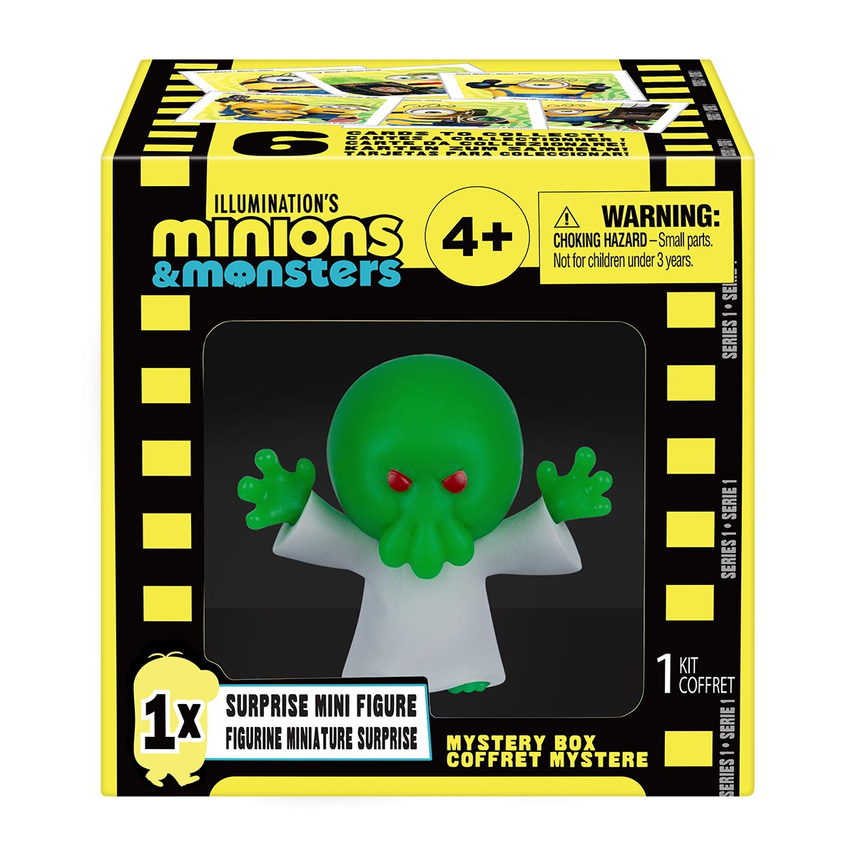 Mini Boneco Colecionável Gommi (Brilha No Escuro) - Minions & Monstros