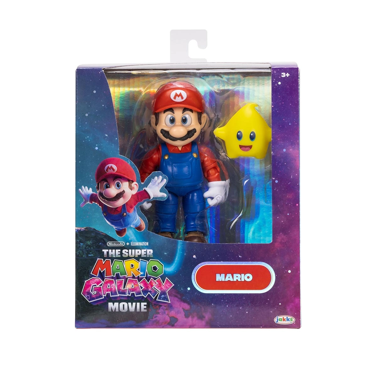 Boneco Articulado Mario de 12cm com Estrela - Super Mario Filme