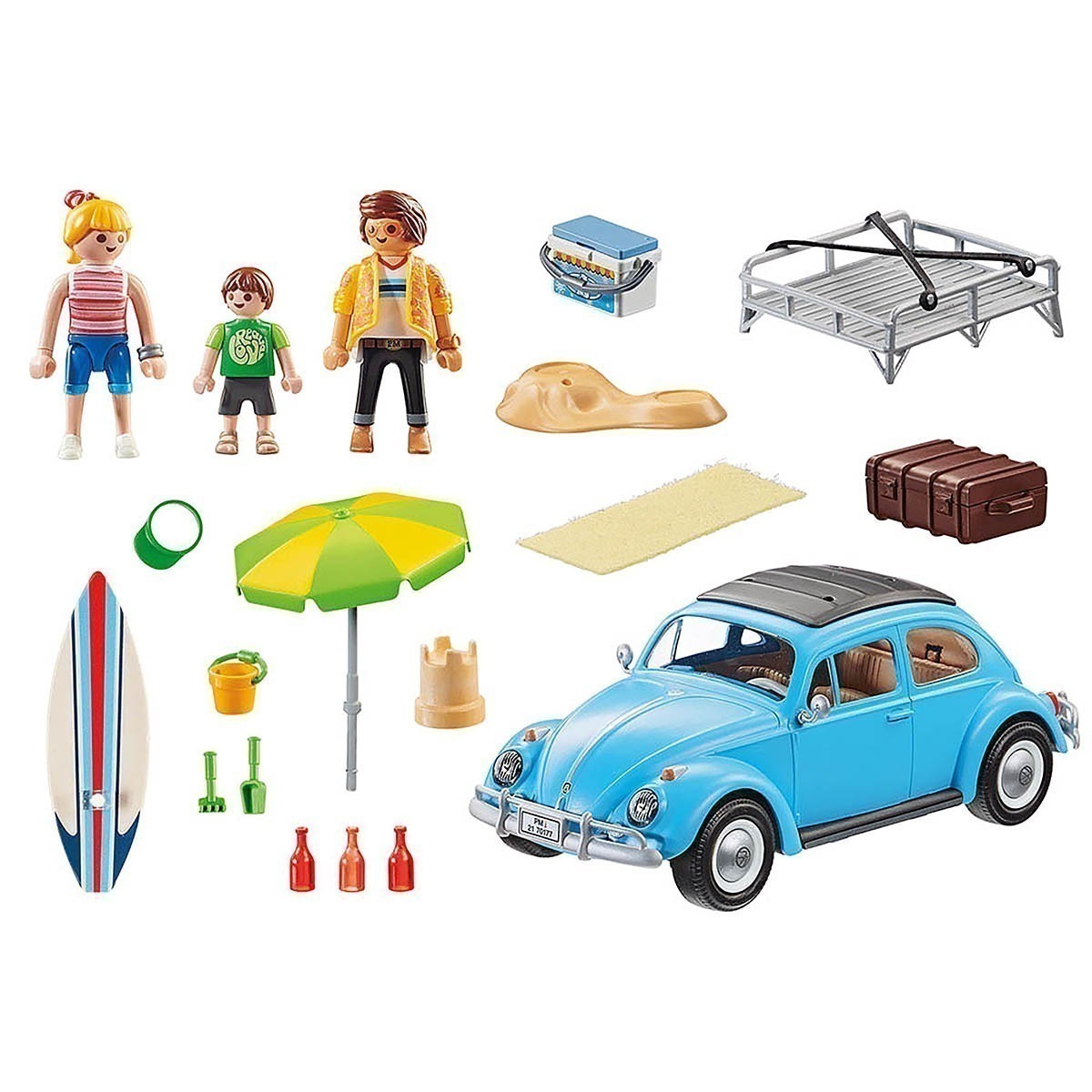 Playmobil - Fusca Com Bagageiro - Volkswagen - 70177