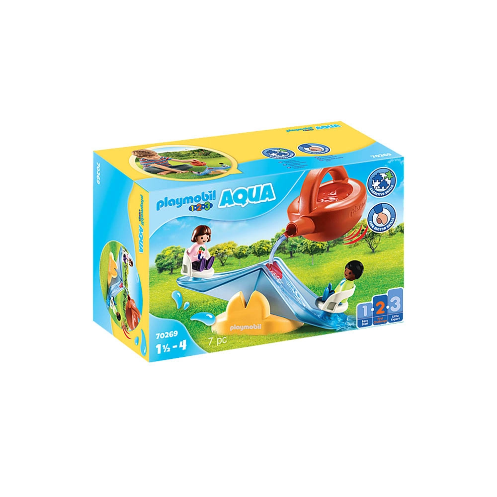 Playmobil - Gangorra D'Água Com Regador - 1.2.3 - 70269 Playmobil - Gangorra D'Água Com Regador - 1.2.3 - 70269