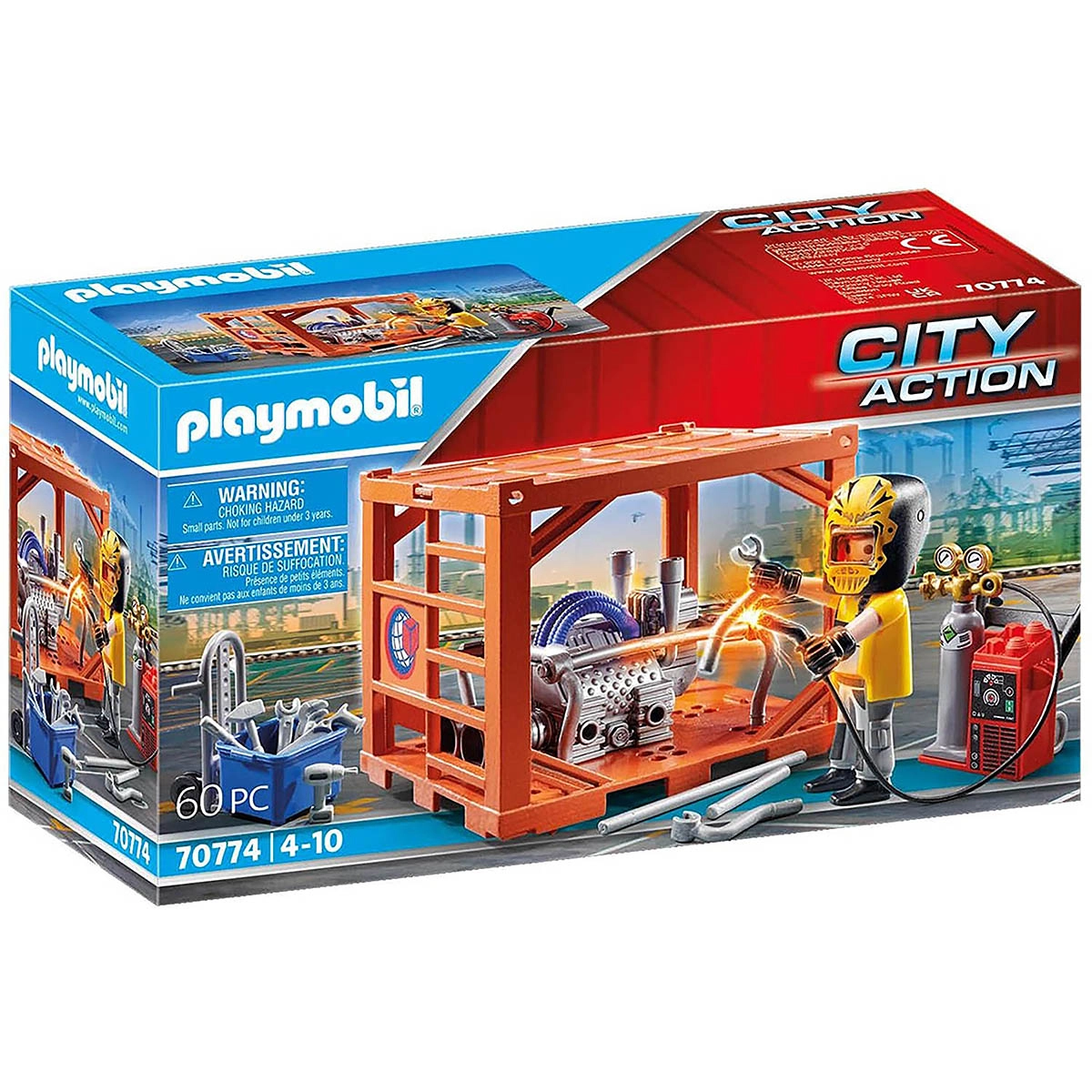 Playmobil - Fabricante De Conteiner - City Action - 70774 Playmobil - Fabricante De Conteiner - City Action - 70774