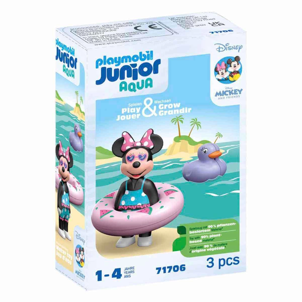 Viagem A Praia Com A Minnie - Playmobil Junior Aqua 71706 Viagem A Praia Com A Minnie - Playmobil Junior Aqua 71706