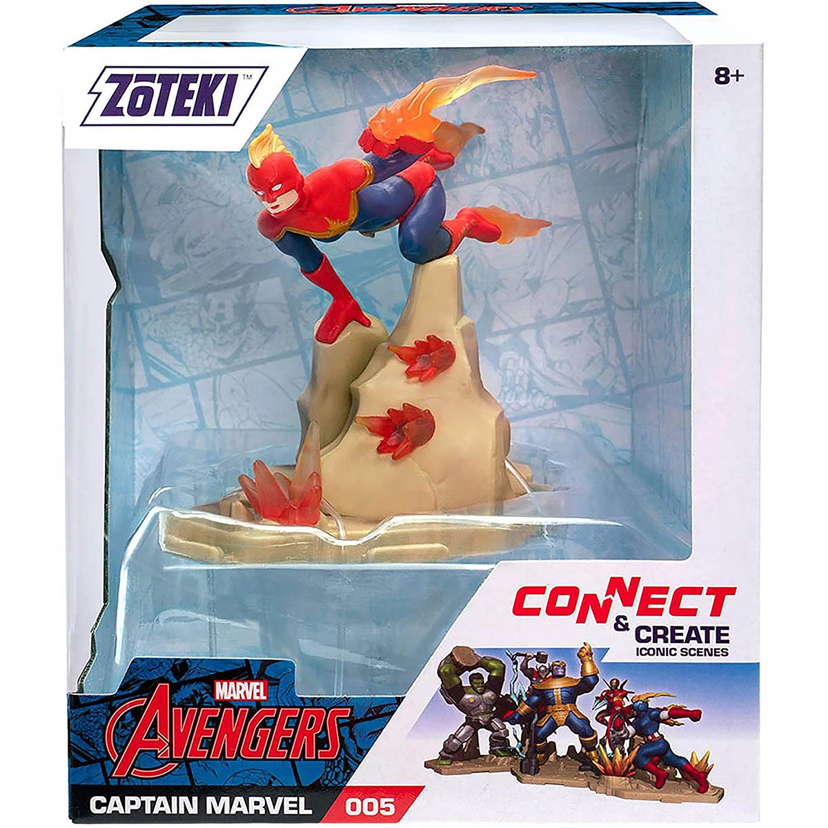 Zoteki - Os Vingadores - Capitã Marvel 15 Cm