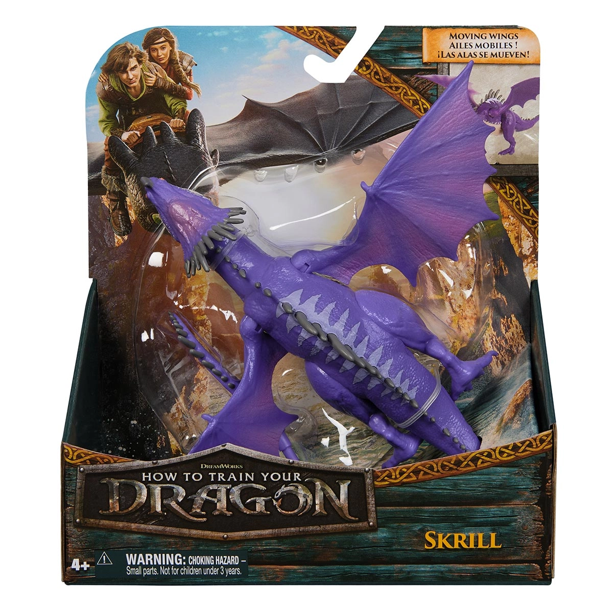 Como Treinar o Seu Dragão, Boneco Skrill Dragão 23cm