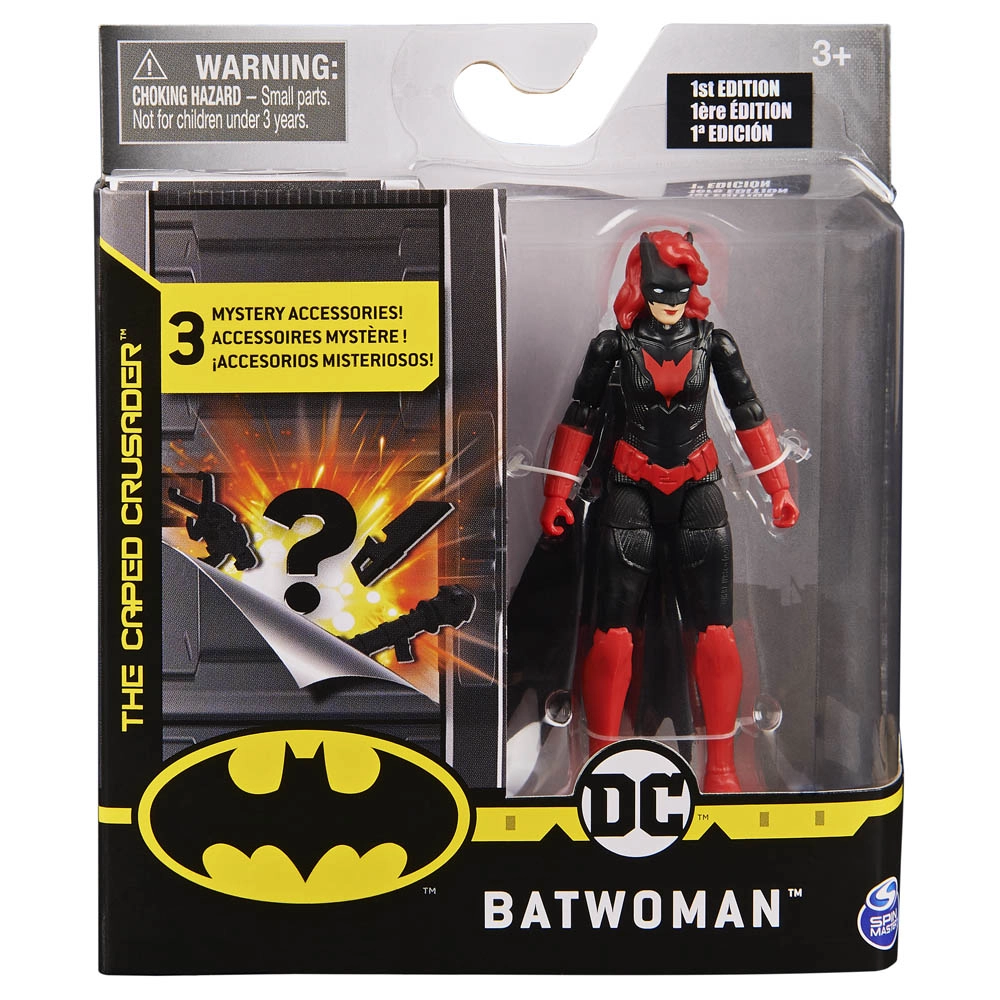 Boneco Batwoman Articulado Acessórios - 10cm - Colecionável