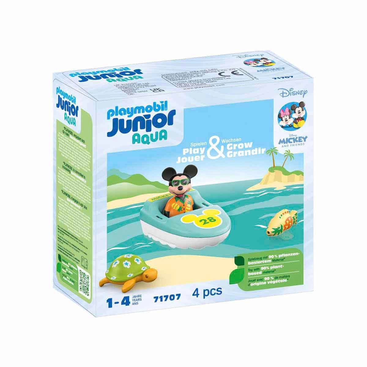 Tour De Barco Com O Mickey - Playmobil Junior Aqua 71707 Tour De Barco Com O Mickey - Playmobil Junior Aqua 71707