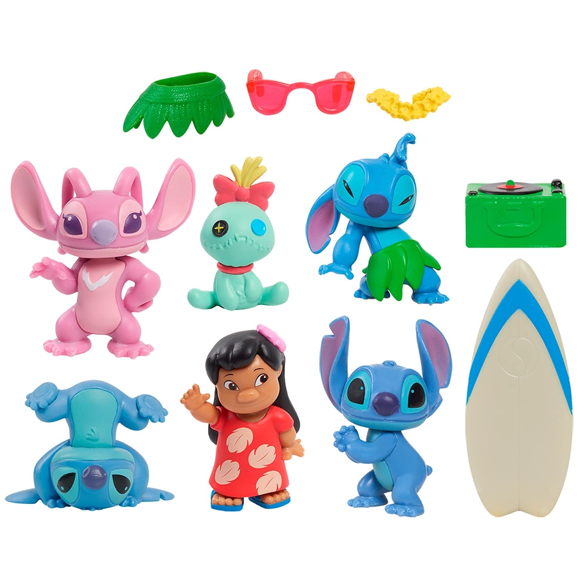Stitch - Set De Bonecos Com Acessorios