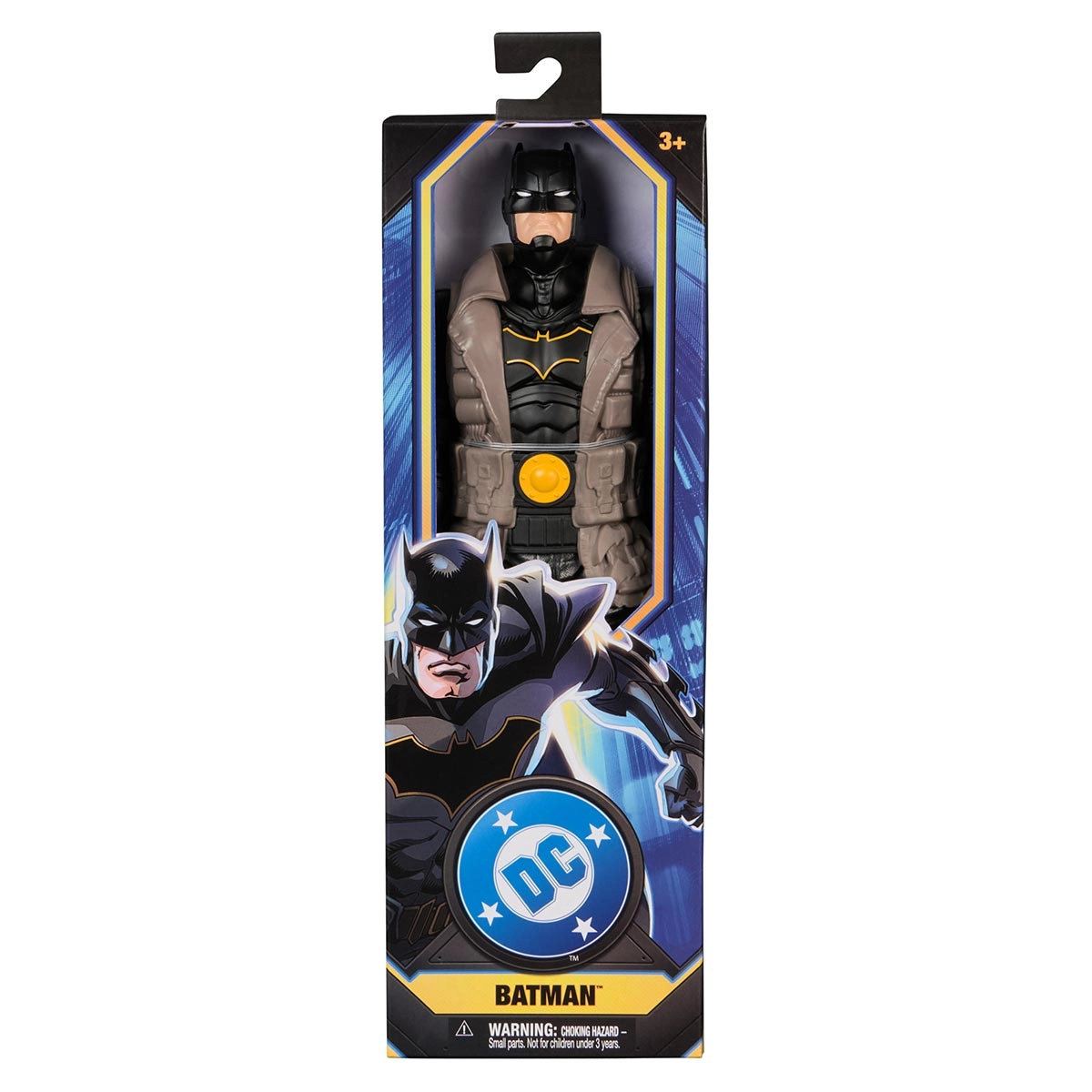 Boneco Batman com Colete Bege  De 30Cm - Batman