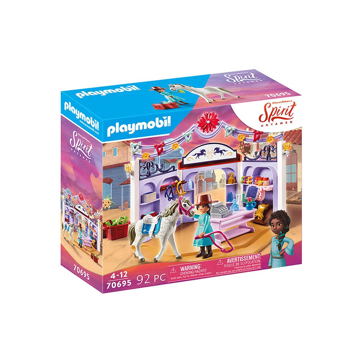 Playmobil - Miradero Loja De Equitação - Spirit - 70695 Playmobil - Miradero Loja De Equitação - Spirit - 70695