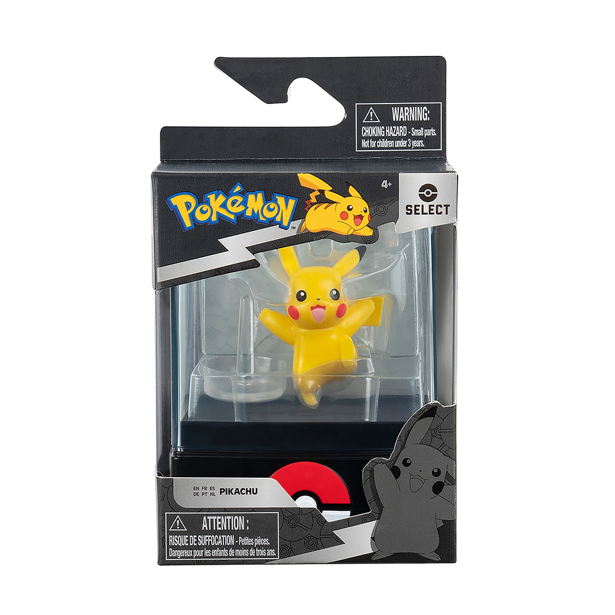 Pokemon - Figuras De Batalha 5Cm Com Case - Pikachu