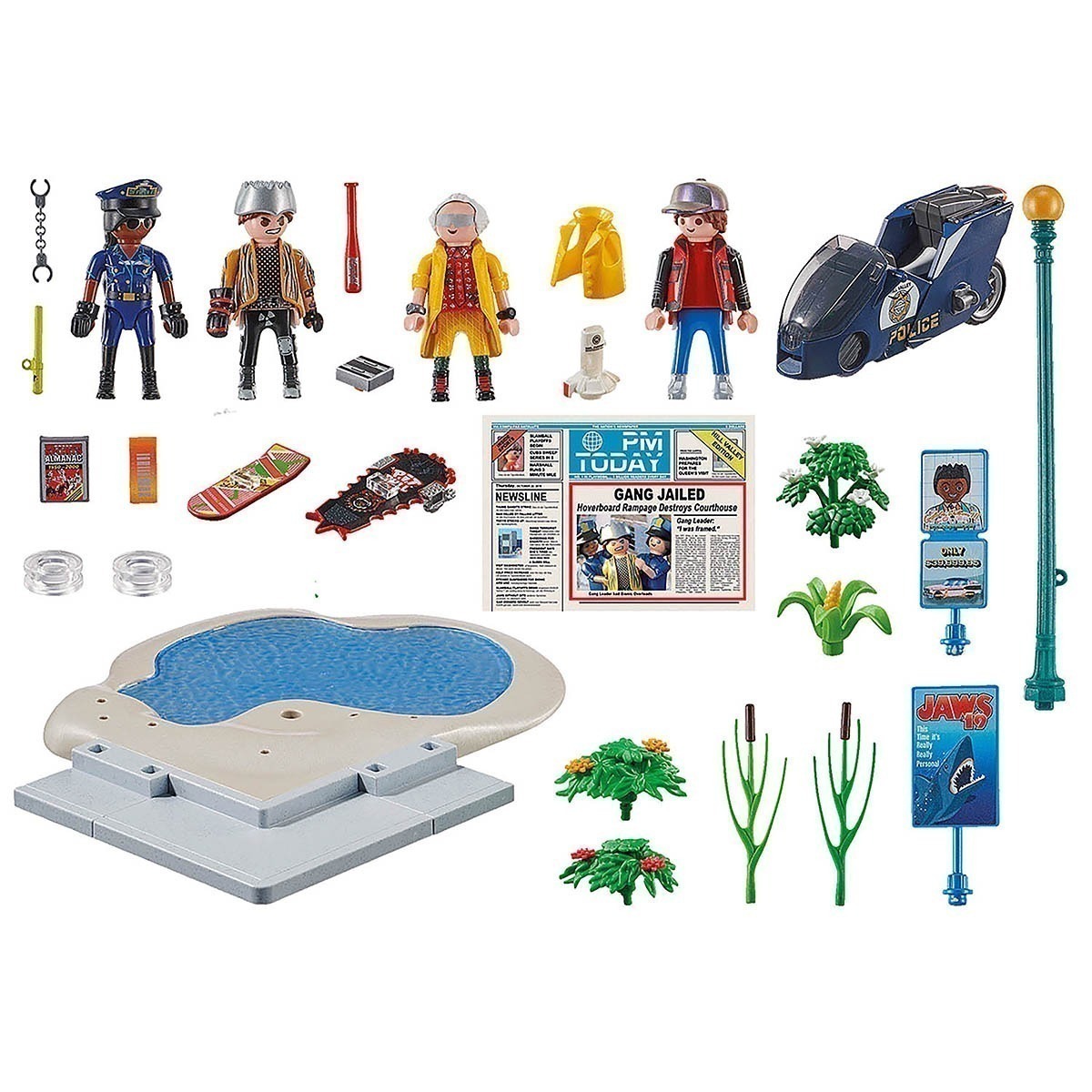 Playmobil - Parte Ii Hoverboard Chase - De Volta Para O Futuro - 70634