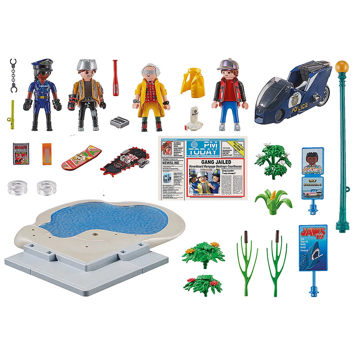 Playmobil - Parte Ii Hoverboard Chase - De Volta Para O Futuro - 70634 Playmobil - Parte Ii Hoverboard Chase - De Volta Para O Futuro - 70634