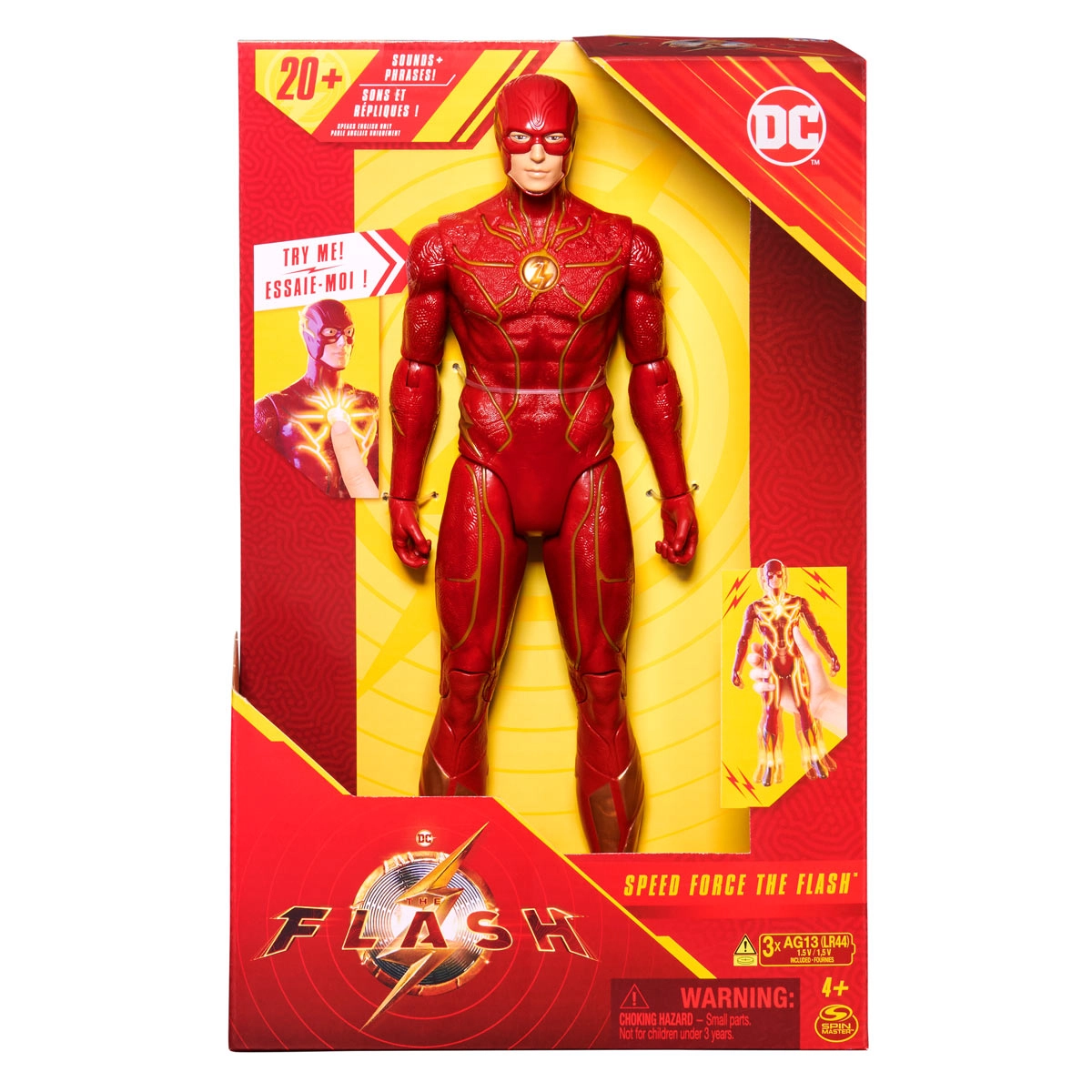 The Flash - Boneco De Luxo 30Cm Com Luz E Som - Dc