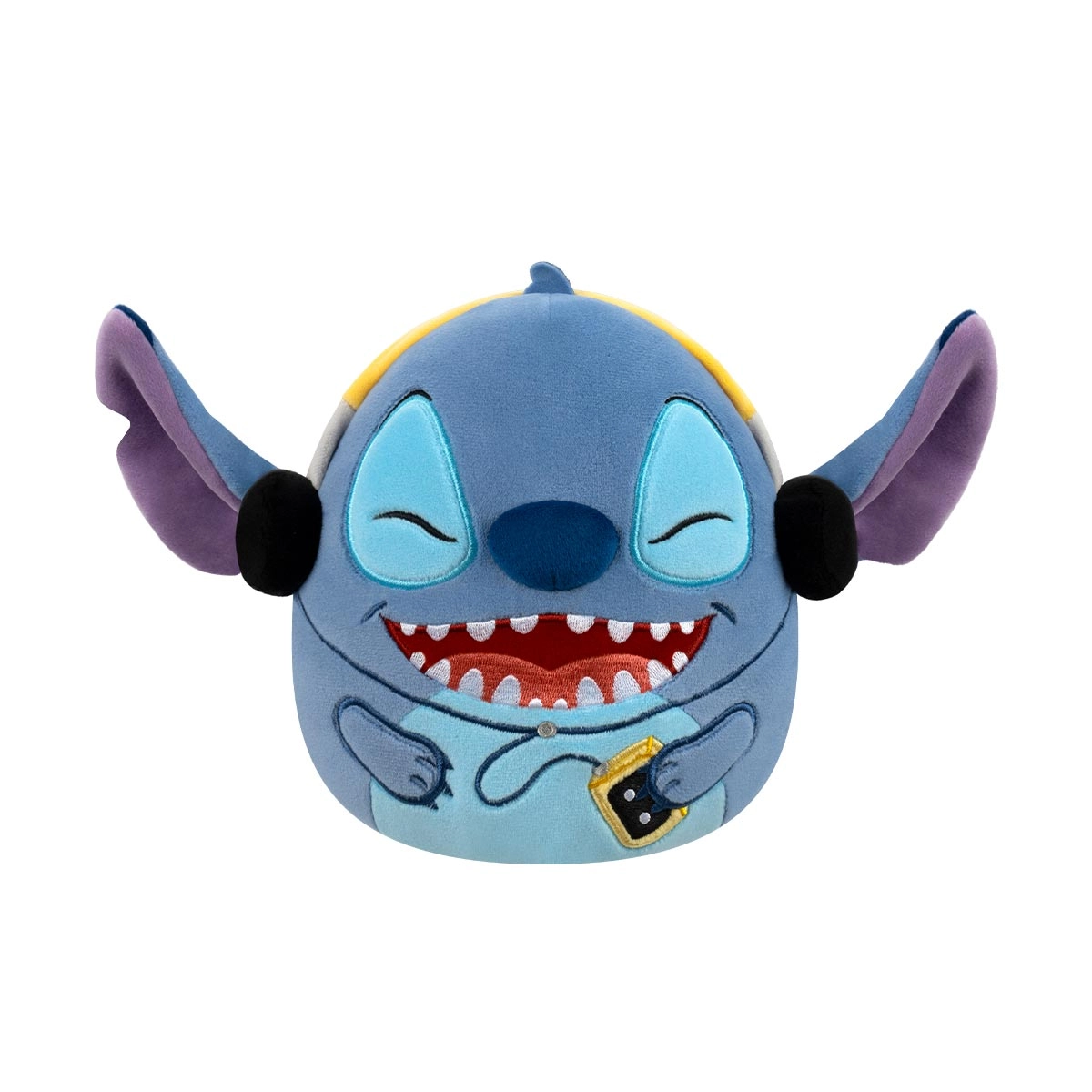 Pelúcia Stitch com Fone de 25cm - Squishmallows